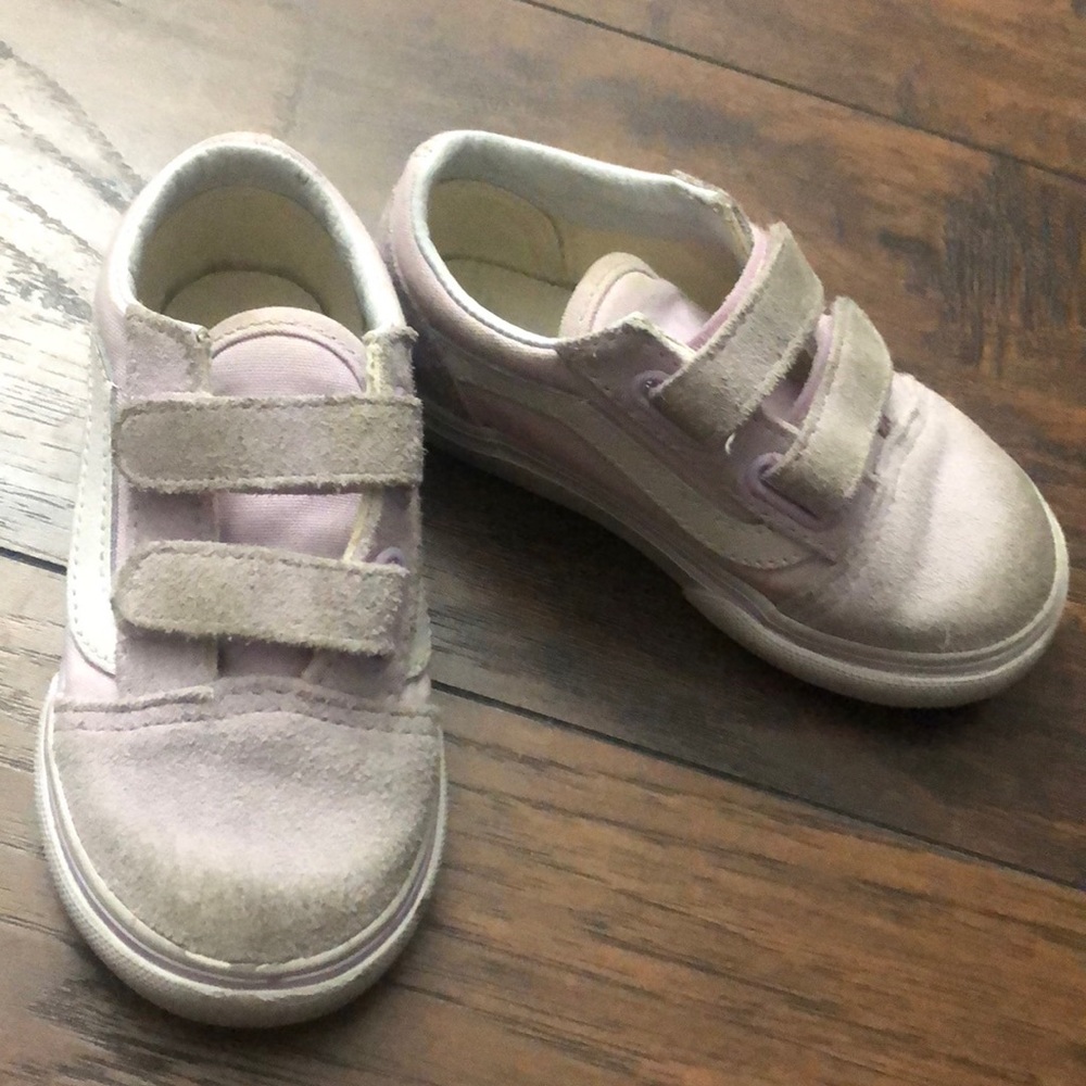 Toddler girls light purple vans